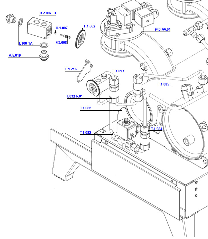 La Marzocco - PB Thermostatic Hydraulic Assembly