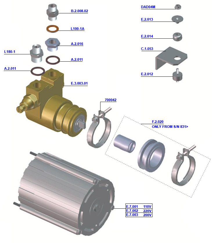 La Marzocco - GS3 Water Pump Assembly