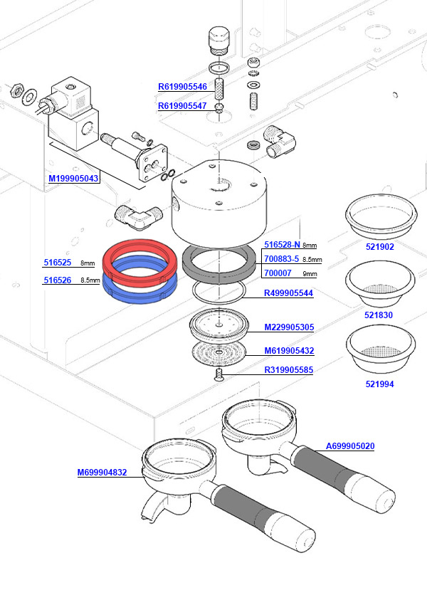 Rocket Boxer Group Head