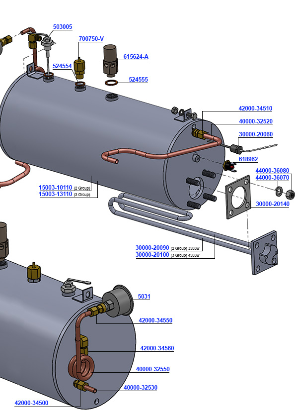 Steam Tank Assembly V3